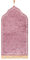 TINAYAUE Tapis de Prière Musulmans Doux Tapis de Prière en Polyester Tapis Prière Pèlerinage Tapis Prière Rembourré Epais Islamic Prayer Rug Pliable Tapis de Sol Portable Femme Homme Rose 60 x 110cm