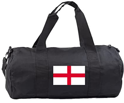 Hippowarehouse ENGLAND FLAG - World Cup Gymwear Gym Duffle Cylinder Uniform Kit Bag 50 x 25 x 25cm 20 litres