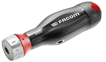 FACOM Protwist 3-in-1-Schraubendreher, ergonomischer Griff aus 2 Materialien, Ratsche mit 45 Zähnen, hochwertige Ratsche, ATCL.2