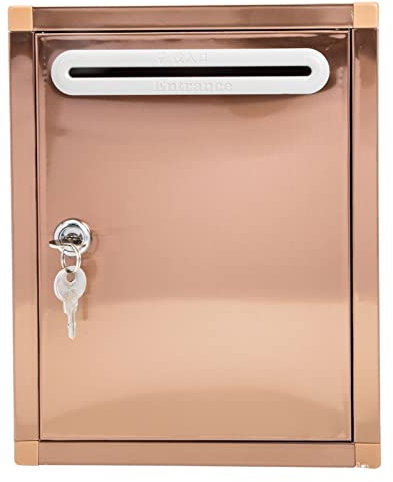 Cabilock Edelstahl Briefkasten Mit Wandmontage Witterungsbeständig Und Sicher Vorschlags Und Beschwerdebox Für Büro Schule Und Werkstatt Für Anonyme Rückmeldungen