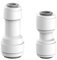 Qrity Raccordi di Collegamento Rapido 1/4 e 1/4 a 3/8 , Connettori Push Dritti, Adattatore Tubo Acqua