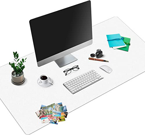 BROTOU Schreibtischunterlage Transparent, Rutschfeste Schreibunterlage | 120 x 60 cm | Wasserdicht | Runde Kanten Desk Mat Multifunktionale Schreibtischmatte für Büro und Zuhause