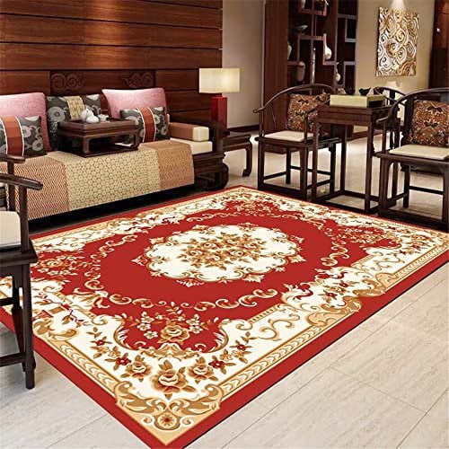 DJHWWD Zimmer deko Jungs Teenager Auslegware Teppichboden Wohnzimmer-Dekoration, rechteckig, niedriger Flor, roter Teppich, Schlafzimmer-Bodenmatte terrassen Teppich 200X250CM
