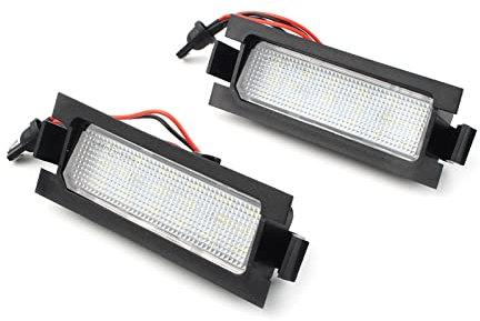 TONUSA Auto Autozubehör Auto-Heck-Kennzeichenbeleuchtung Lampen, für Hyundai I30 5D 2013-2014 & I30 CW GD 2012-up