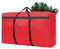 HikooLSS Small Christmas Tree Storage Bag 4Ft/5Ft Heavy Duty Reusable 600D Oxford Fabric Waterproof Dustproof Xmas Tree Bag/Container/Holder for Short Artificial Christmas Tree(39 X 12 X 24) Red