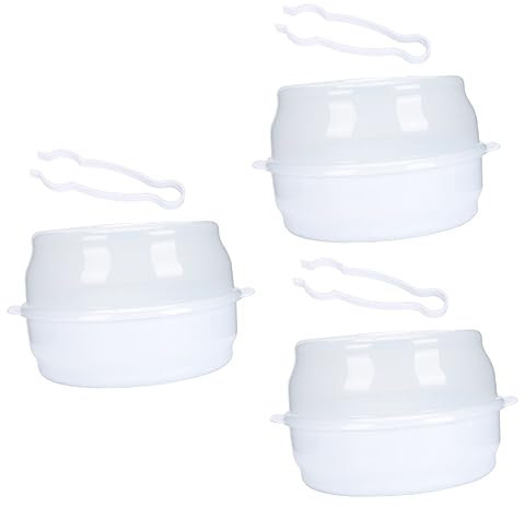 Toyvian 3St Sterilisatorbox für Babyflaschen mikrowellengeschirr Aufbewahrungsbehälter für Babygeschirr Mikrowelle Babyflaschenhalter Nuckelflasche Desinfektionsbox Säuglingsprodukte Abs