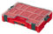 Qbrick System Pro Organizer 300 Red Ultra HD Sortimentskasten Sortierkasten Schraubenbox Sortierbox Kleinteilemagazin Werkzeugbox Für Werkstatt Sortierboxen Für Kleinteile Rot 45,2 x 35,8 x 11 cm