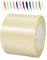 Cremeweiß 75mm Satinband 23 Meter, Polyesterband, verschönern Sie Ihre Bastelarbeiten und Feiern, ideal für Geschenkverpackungen, Dekorationen, Hochzeitsautoband, Bänder zum Basteln