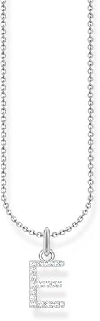 THOMAS SABO letter D necklace, gold-plated silver with zirconia, KE2243-414-14