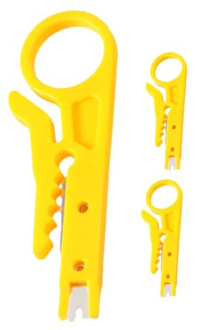 Hemobllo 3piezas Mini Pelacables Cortadores De Cables Prácticos Pelacables Eléctricos Herramientas Para Electricistas