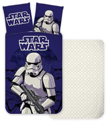 KK SHOPPING Versandhandel Klaus Kolodzie Stormtrooper Star Wars Bettwäsche 135 x 200 cm