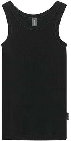 Dilling Kinder Unterhemd aus 100% Bio-Merinowolle – 8x1 Rippenstrick, Mulesingfrei & Temperaturausgleichend – Unisex Tanktop für Jungen & Mädchen