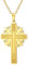 EUEAVAN Russisch Orthodoxe Kreuz Halskette Orthodoxe IC XC NIKA Kreuz Halskette Jesus Kruzifix Bizantinisches Kreuz Anhänger Christian Orient Kreuz Retro Religiöser Schmuck (orthodoxes Kreuz gold 2)