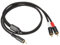 DMiotech RCA Y Cable 3.3ft, 1 RCA Male to 2 RCA Male Y Splitter Stereo Audio Subwoofer Cable for Home Theater, HDTV, Speakers, Hi-Fi Systems, Amplifiers