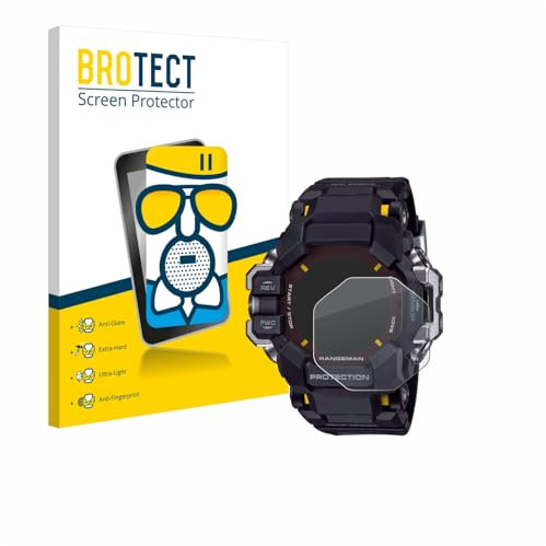 BROTECT Schutzglas für Casio G-Shock GPR-H 1000 | Entspiegelnder Displayschutz Made in Germany Schutzfolie Glas Matt Anti-Reflex Kratzfest 9H Anti-Fingerprint Einfache Montage