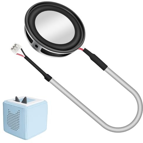 Altoparlante di ricambio 4Ω 3 W, compatibile con lettore audio Toniebox, altoparlante di ricambio da 40 mm, set di accessori per la riparazione, scatola musicale da incasso, ricambio con cacciavite