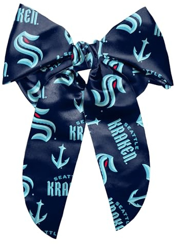 Littlearth NHL Seattle Kraken Big Bow Hair Clip