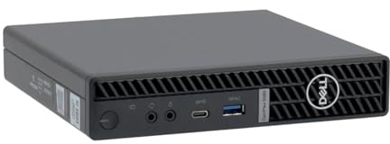 Dell Optiplex 5080 Micro MFF Intel Core i5-10500T 256GB SSD Festplatte 16GB Windows 11 Pro inkl. W-LAN & Bluetooth Desktop Computer Mini PC (Generalüberholt)