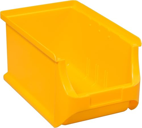 Allit ProfiPlus Lager-Box | Stapelbox | Gr.3 gelb 235x150x125mm, 456210 (Packung mit 5)