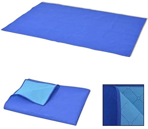 vidaXL Picknickdecke 100x150cm Wasserdicht Campingdecke Reisedecke Stranddecke