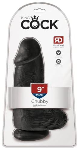 King Cock 9 Chubby, Black, 9 Zoll