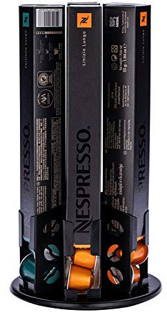 FlagShip Nespresso Originalline Kapselhalter für Nespresso-Kapseln, Spender, Aufbewahrungsständer, Karussell-Kapseln, Rack (60 Kapseln)