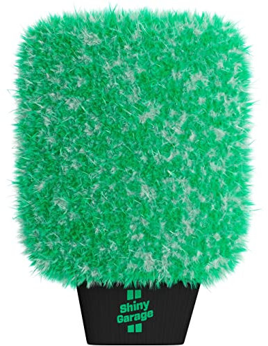 Shiny Garage Auto Waschhandschuh “Wash Mitt” - Mikrofaser Handschuh für die Autopflege - Mikrofasertücher Auto für die Autoreinigung
