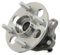 STARK Kit de roulement de roue SKWB-0181341 des deux côtés du pont arrière Diamètre intérieur: 54mm Diamètre extérieur: 74mm Roulement à billes à contact oblique avec capteur ABS intégré