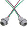 Riloer 2x T10 W5W Auto Glühbirnenverlängerung Sockelhalter Stecker Kabel Lampenfassung