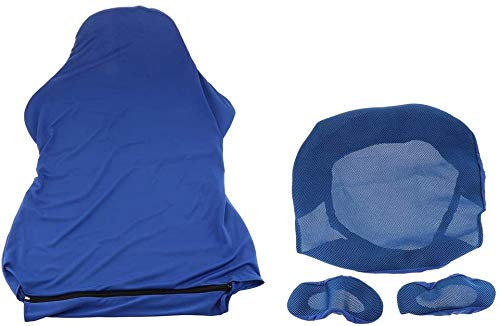 ZHENGHAO Gaming Chair Covers Computer Chair Seat Cover Removable Washable Racing Chairs Covers fit for Computer Reclining Racing Style Office Chair (Blue)