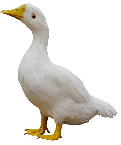 perfk Künstliche Dekoration Figur Tier Vogel Schreck Tier Figur Garten Figur Vogel Figur Garten Dekoration, Gans