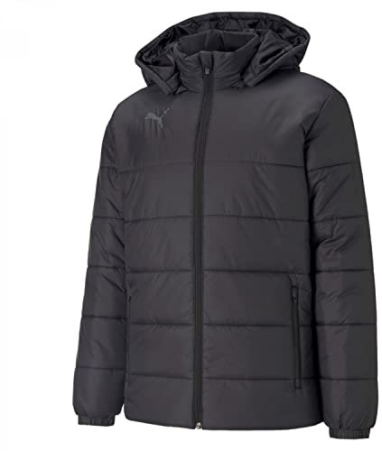 PUMA Herren Teamliga Padded Jacket Jacke, Puma Black-Puma White, S