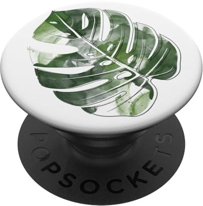 NEU Variegata Pflanze Fensterblatt Monstera Blatt Niedlich PopSockets Klebender PopGrip