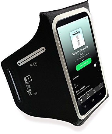 RevereSport compatible iPhone 13 Pro Armband Waterproof. Premium Running Arm Phone Case Holder for Sports, Exercise & Gym Workouts