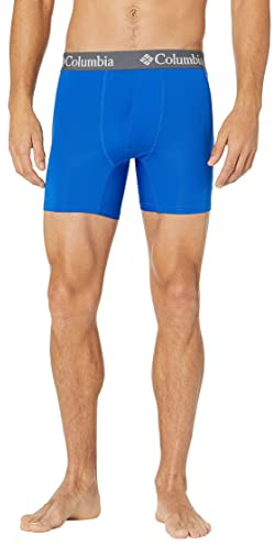 Columbia Performance Poly Stretch Boxer Brief Azure/Azul/Navy 2XL