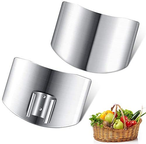 Fingerschutz Schneiden Fingerschutz Finger Edelstahl Finger- & Handschutz Guards Zum Schneiden Gemüse Obst Edelstahl Finger Obst Edelstahl Finger Handschutz 2 Stück Edelstahl (grau 2 Stück)
