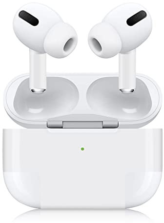 Finest Folia Aufkleber Set kompatibel mit Apple AirPod Pro kabellose Bluetooth Kopfhörer und Ladecase Vinyl Folie Skin Design Cover passgenau R190 (Pro, 23 Transparent)