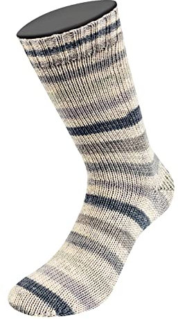 MEILENWEIT 100g Merino Extrafine Denim Mix 2604 - Natur/Grau/Anthrazit