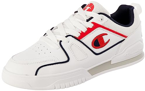 Champion 3 Point Low Herren Sneaker S21882-CHA-WW010 weiß/blau/rot, Schuhgröße:45.5 EU