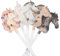 FOLDZILLA Steckenpferde Set aus Pappe 115 x 40 x 25 cm Hobbyhorse Stockpferde Pferde