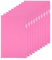 PATIKIL L-Typ-Ordner 50er Pack A4 Kunststoff-Datei-Projekttaschen Transparente Papierdokument-Hüllen für Büro, Pink