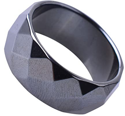 GALPADA Bijoux Pour Hommes En Météorite À Large Visage Design Unique Et Confortable À Porter