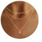 FIOROYAL Kette Mit Damen Gold Layered Kette Mit Buchstaben 14K Vergoldet Initialen Halskette Buchstabenkette Anhänger A-Z Personalisierte Ketten für Teenager Mädchen V