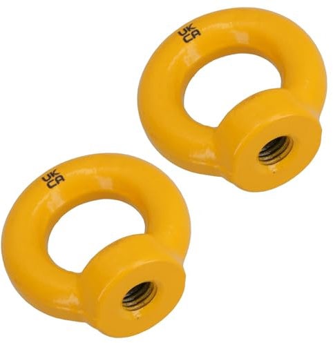 6mm Metric High Tensile Lifting Eyenut Eye Nut Fastener 0.4 Ton Capacity 2pc