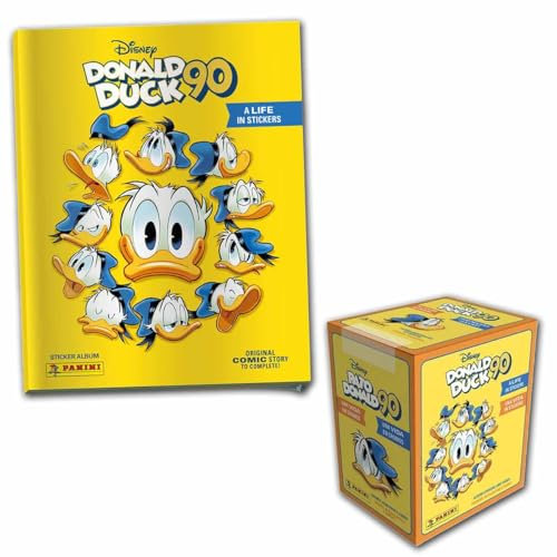 Panini Donald Duck 90 Jahre Sticker & Cards Kollektion 2024 (Box-Bundle)