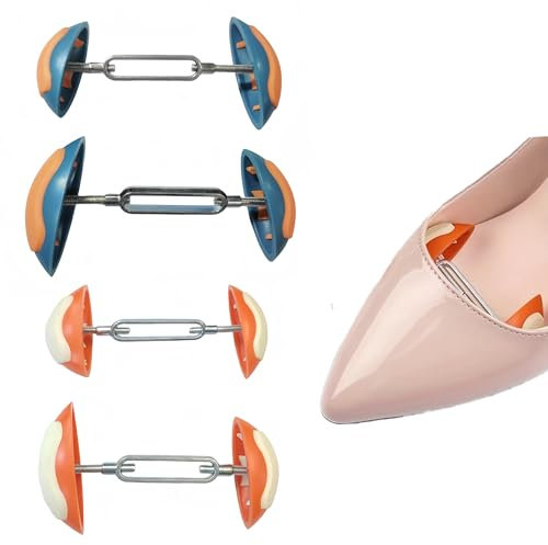 hioseyre 2Pairs Shoe Stretcher, Non-slip Shoe Stretchers for Women, Adjustable 7-12 cm Boot Stretcher, Suitable for Men's and Women's Sports Shoes, High Heels, Leather Shoes