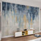 QDJKBL Navy Blue Graffiti Texture Wall Murals Luxurious Gold Plated Abstract Marble Wallpaper Mural Wall Photo Mural High Resolution Tear Resistant for Hotel Apartment Kitchen - 150 x 100 cm