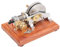 Kisss Motor Modell Bausatz, Hit and Miss Engine Mini Horizontal Luftgekühlter 1 Zylinder 4 Schlaganfall Viertaktmotor Bausatz, Technikbegeisterte DIY Experiment Lernspielzeug