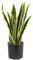 Jesustree Piante di Serpente Artificiale 40CM, Sansevieria Pianta da Interno Esterno con Vaso Plastica, Decorazione Verde per Bagno, Camera da Letto, Casa, Ufficio, Moderna Design (1 Pezzi)