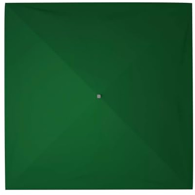Rechange Toile de Parasol Carré, Auvent de Remplacement pour Parasol 1.40m 1.68m 2.0m, Housse de Rechange pour Parasol 4 Baleines, pour Terrasse Jardin Piscine (auvent Seulement)